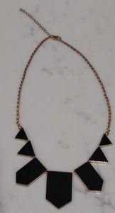 Black & Gold Colored Adjustable Necklace